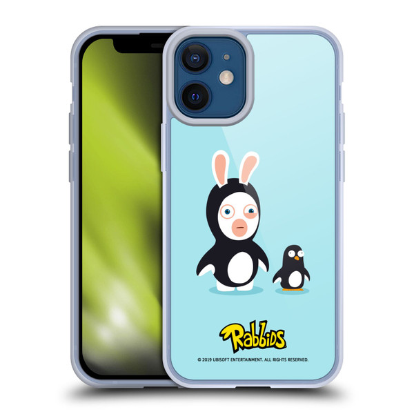 Rabbids Costumes Penguin Soft Gel Case for Apple iPhone 12 Mini