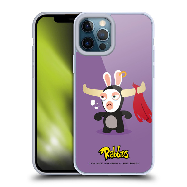 Rabbids Costumes Bull Soft Gel Case for Apple iPhone 12 Pro Max