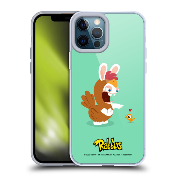 Rabbids Costumes Chicken Soft Gel Case for Apple iPhone 12 Pro Max