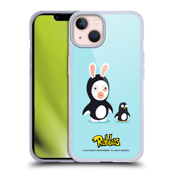 Rabbids Costumes Penguin Soft Gel Case for Apple iPhone 13