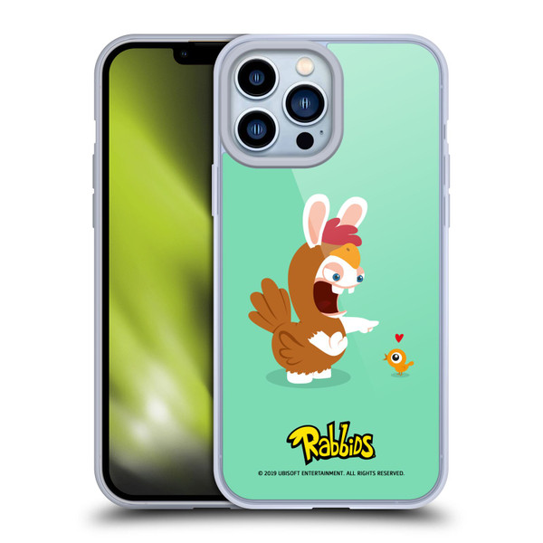Rabbids Costumes Chicken Soft Gel Case for Apple iPhone 13 Pro Max