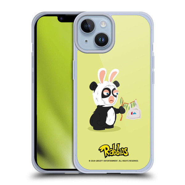 Rabbids Costumes Panda Soft Gel Case for Apple iPhone 14