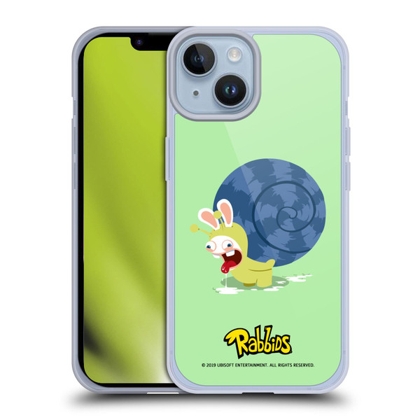 Rabbids Costumes Snail Soft Gel Case for Apple iPhone 14