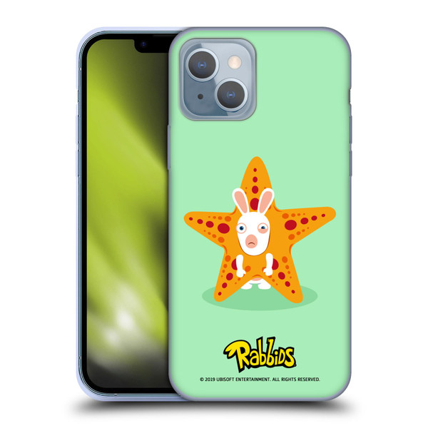 Rabbids Costumes Starfish Soft Gel Case for Apple iPhone 14
