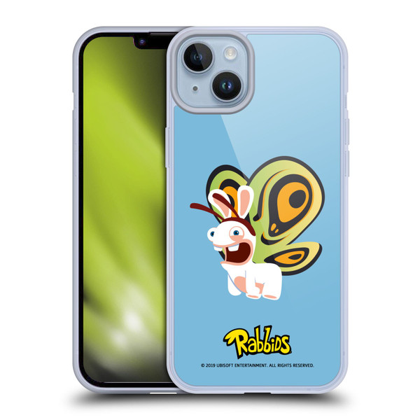 Rabbids Costumes Butterfly Soft Gel Case for Apple iPhone 14 Plus