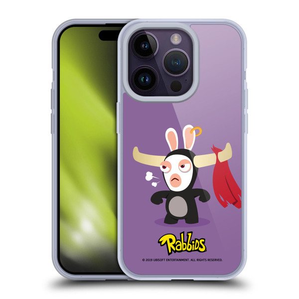 Rabbids Costumes Bull Soft Gel Case for Apple iPhone 14 Pro