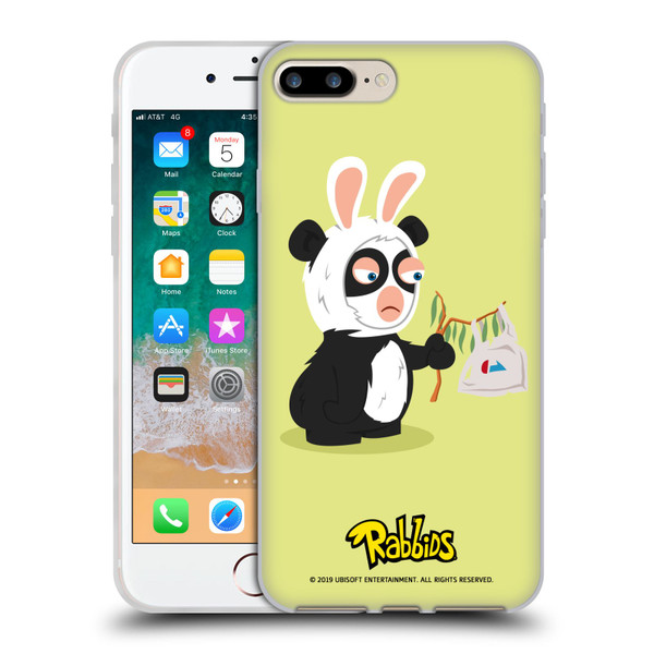 Rabbids Costumes Panda Soft Gel Case for Apple iPhone 7 Plus / iPhone 8 Plus