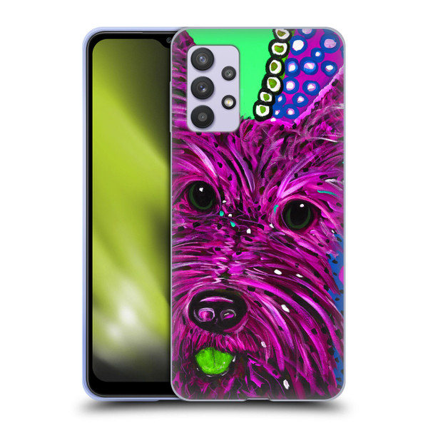 Mad Dog Art Gallery Dogs Scottie Soft Gel Case for Samsung Galaxy A32 5G / M32 5G (2021)