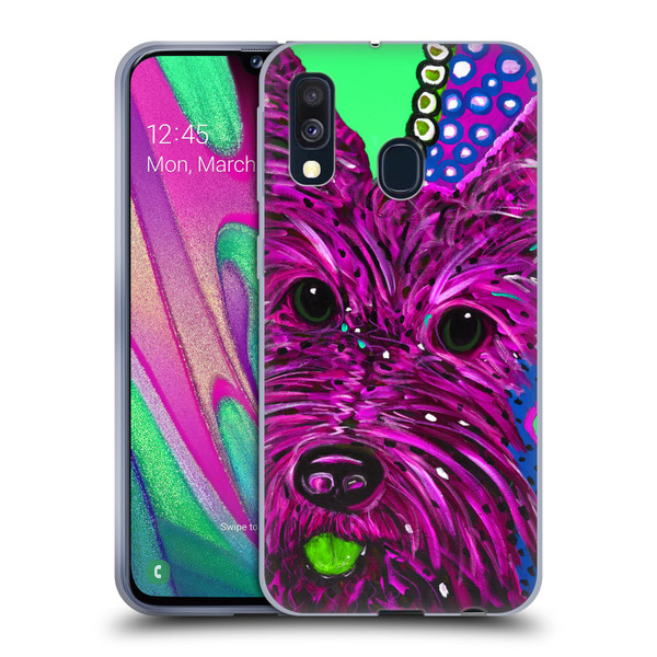 Mad Dog Art Gallery Dogs Scottie Soft Gel Case for Samsung Galaxy A40 (2019)
