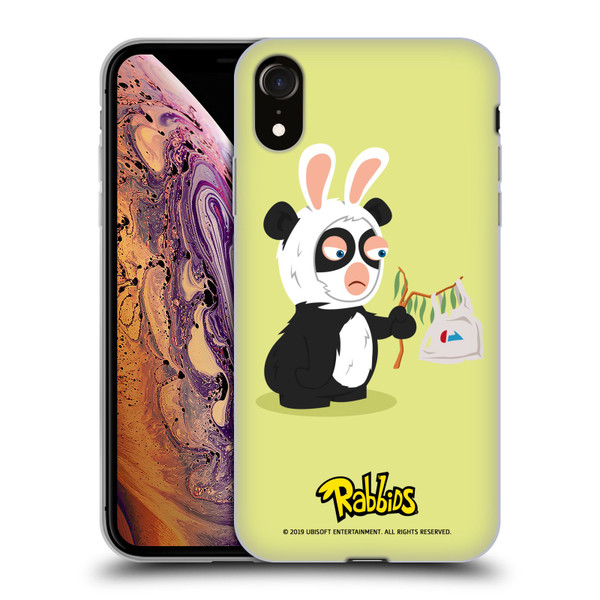 Rabbids Costumes Panda Soft Gel Case for Apple iPhone XR