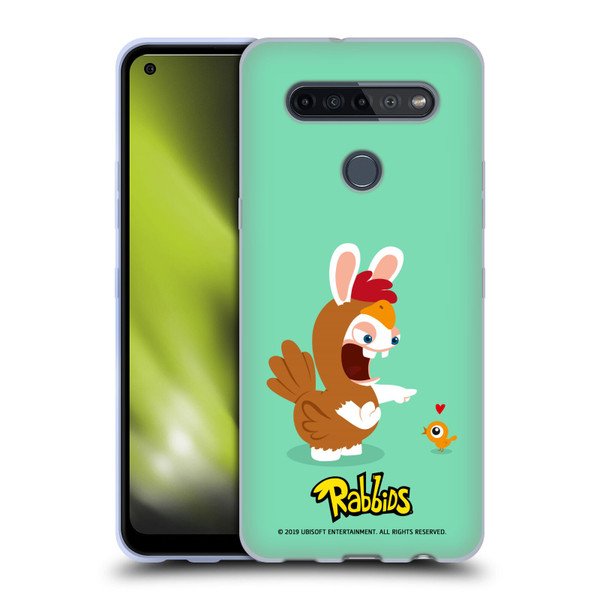 Rabbids Costumes Chicken Soft Gel Case for LG K51S