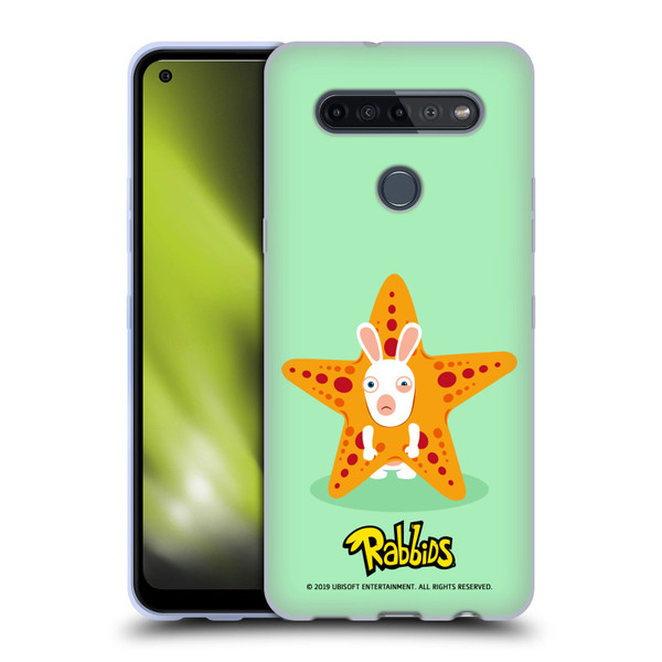 Rabbids Costumes Starfish Soft Gel Case for LG K51S