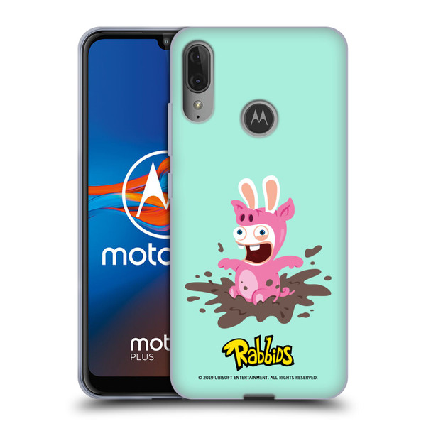 Rabbids Costumes Pig Soft Gel Case for Motorola Moto E6 Plus