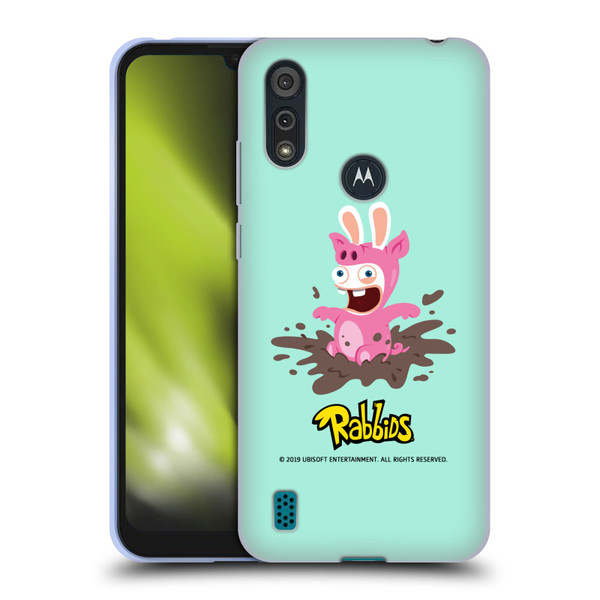 Rabbids Costumes Pig Soft Gel Case for Motorola Moto E6s (2020)
