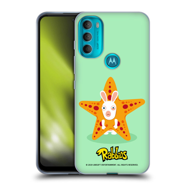 Rabbids Costumes Starfish Soft Gel Case for Motorola Moto G71 5G