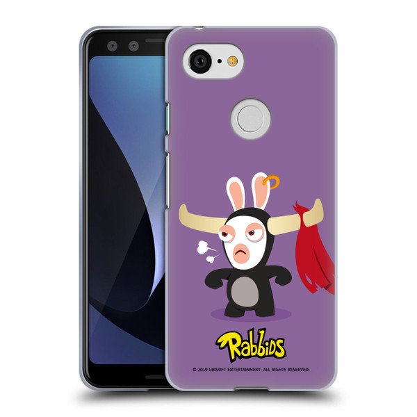 Rabbids Costumes Bull Soft Gel Case for Google Pixel 3