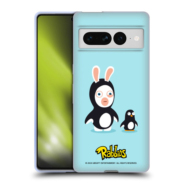 Rabbids Costumes Penguin Soft Gel Case for Google Pixel 7 Pro