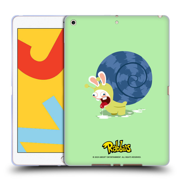 Rabbids Costumes Snail Soft Gel Case for Apple iPad 10.2 2019/2020/2021