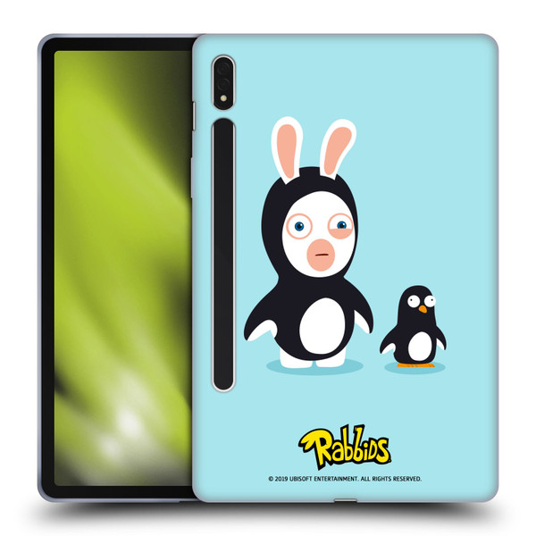 Rabbids Costumes Penguin Soft Gel Case for Samsung Galaxy Tab S8
