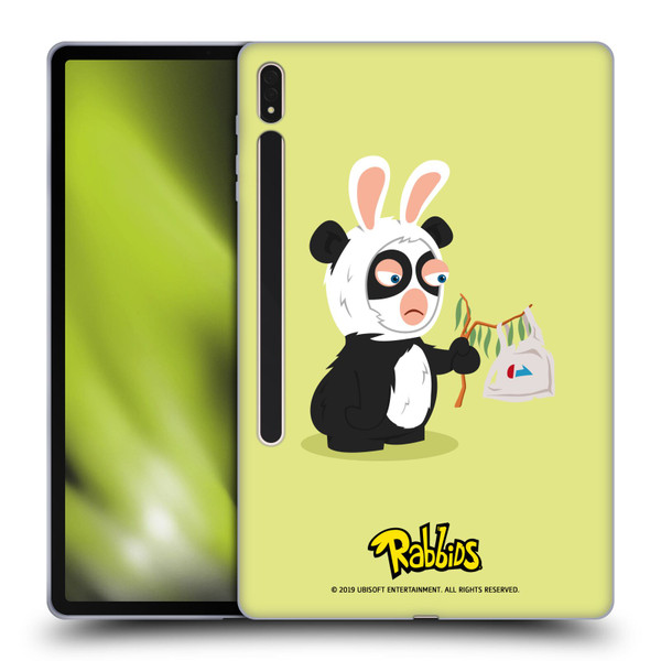 Rabbids Costumes Panda Soft Gel Case for Samsung Galaxy Tab S8 Plus