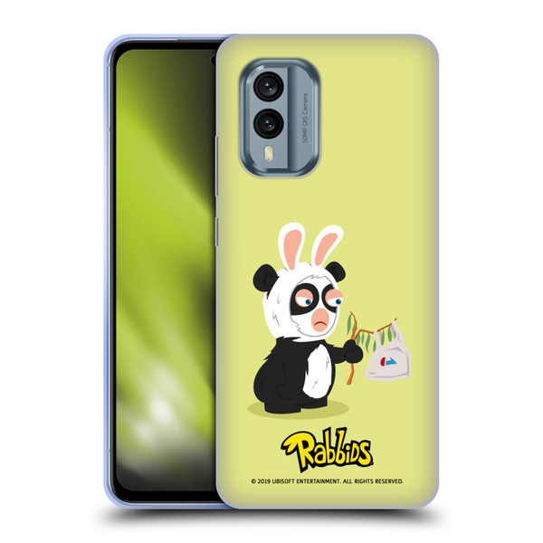 Rabbids Costumes Panda Soft Gel Case for Nokia X30