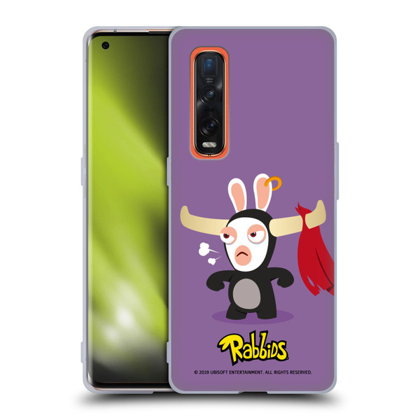 Rabbids Costumes Bull Soft Gel Case for OPPO Find X2 Pro 5G