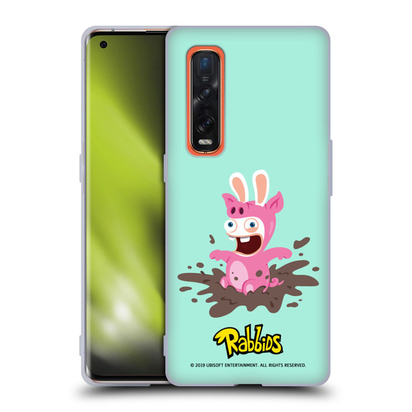 Rabbids Costumes Pig Soft Gel Case for OPPO Find X2 Pro 5G