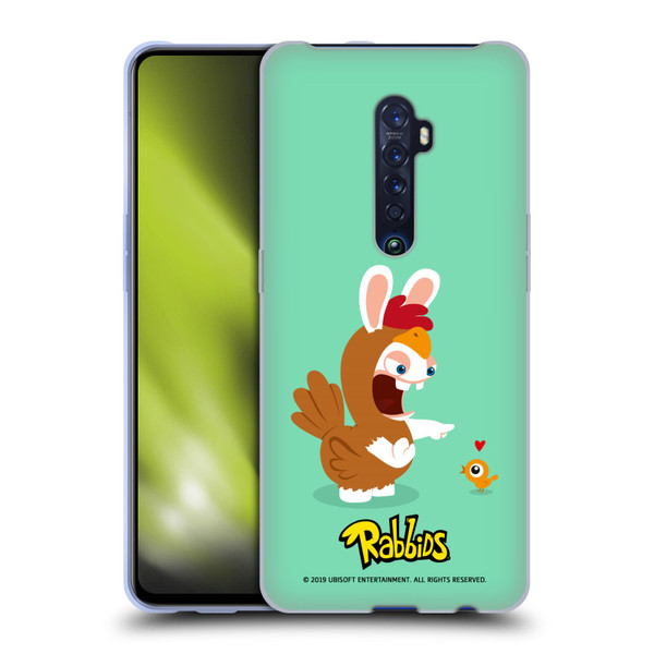 Rabbids Costumes Chicken Soft Gel Case for OPPO Reno 2