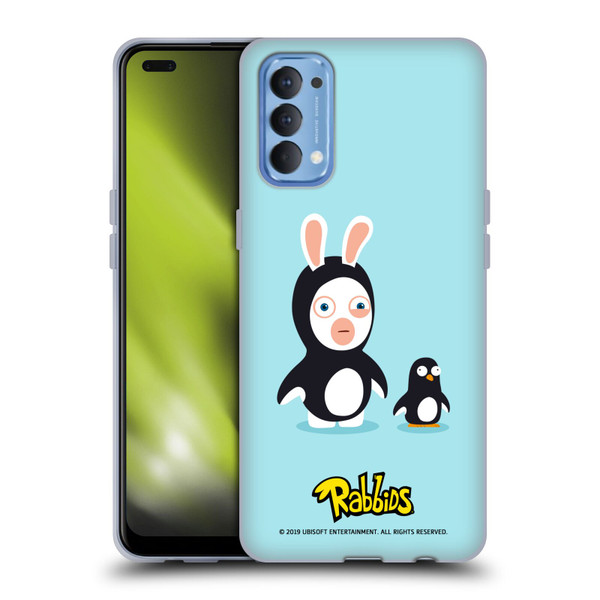 Rabbids Costumes Penguin Soft Gel Case for OPPO Reno 4 5G
