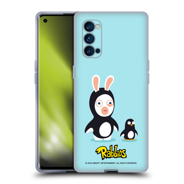 Rabbids Costumes Penguin Soft Gel Case for OPPO Reno 4 Pro 5G