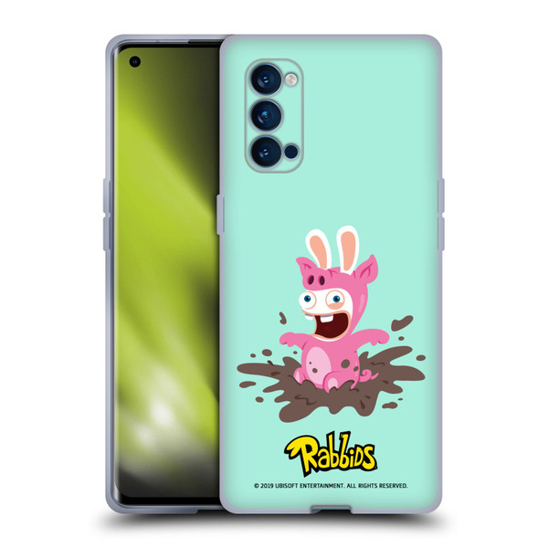 Rabbids Costumes Pig Soft Gel Case for OPPO Reno 4 Pro 5G
