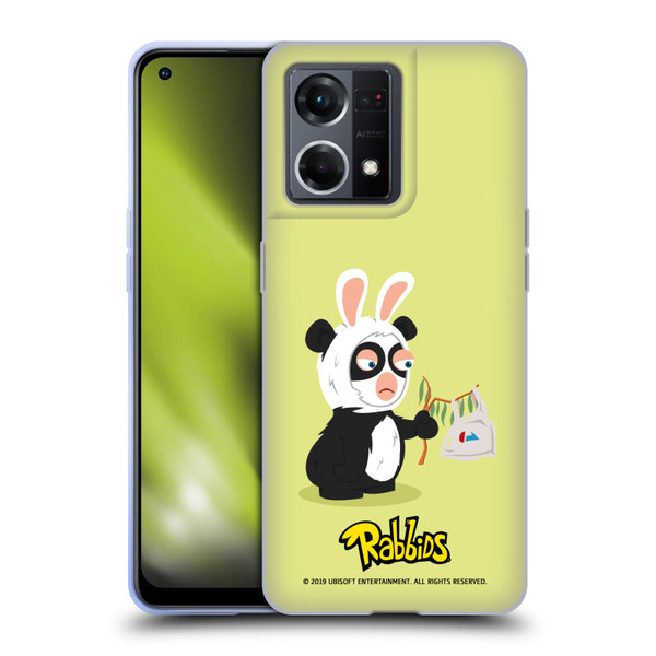 Rabbids Costumes Panda Soft Gel Case for OPPO Reno8 4G