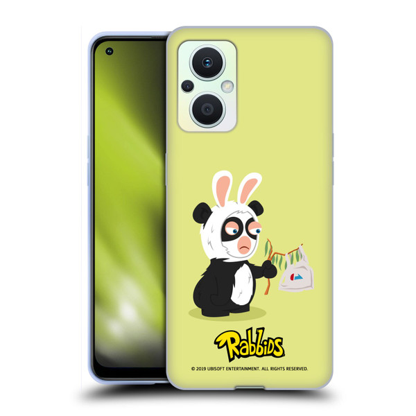 Rabbids Costumes Panda Soft Gel Case for OPPO Reno8 Lite