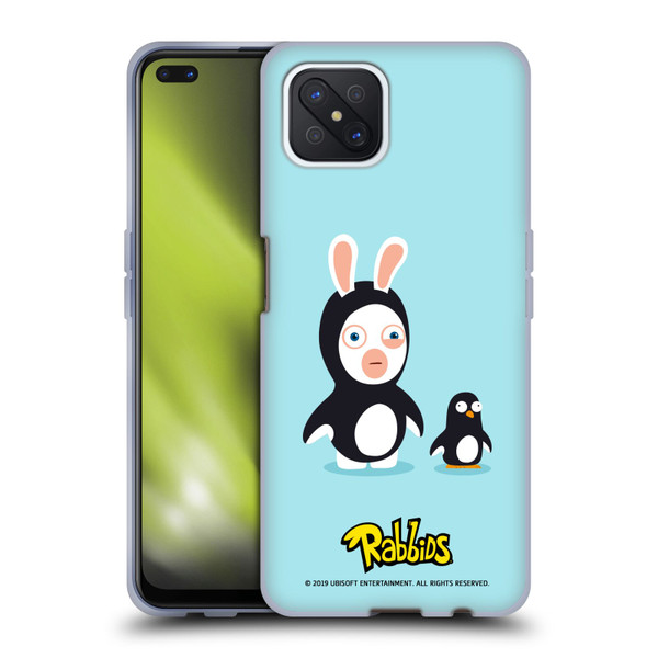 Rabbids Costumes Penguin Soft Gel Case for OPPO Reno4 Z 5G