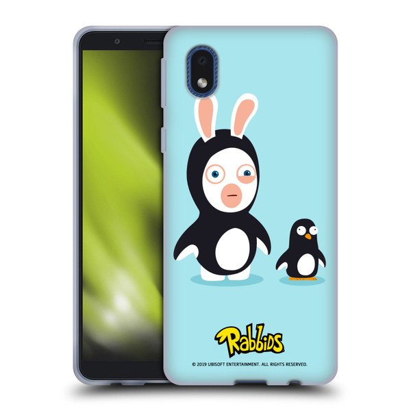 Rabbids Costumes Penguin Soft Gel Case for Samsung Galaxy A01 Core (2020)