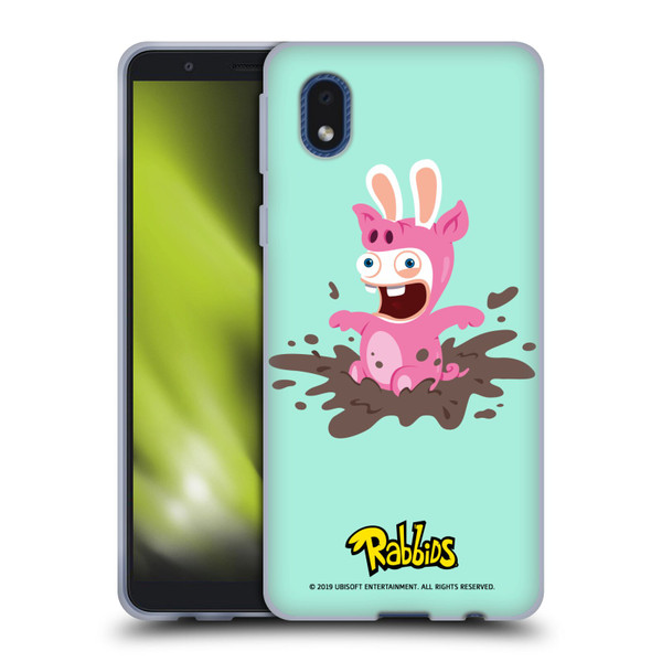 Rabbids Costumes Pig Soft Gel Case for Samsung Galaxy A01 Core (2020)