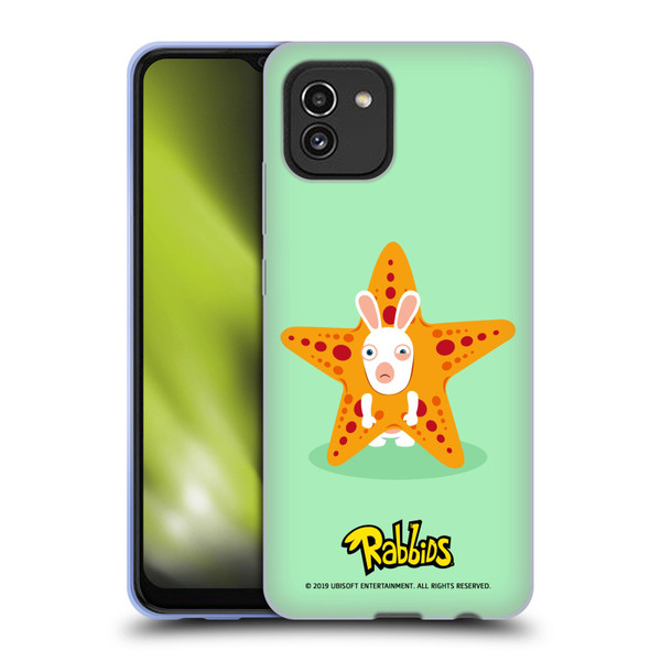 Rabbids Costumes Starfish Soft Gel Case for Samsung Galaxy A03 (2021)