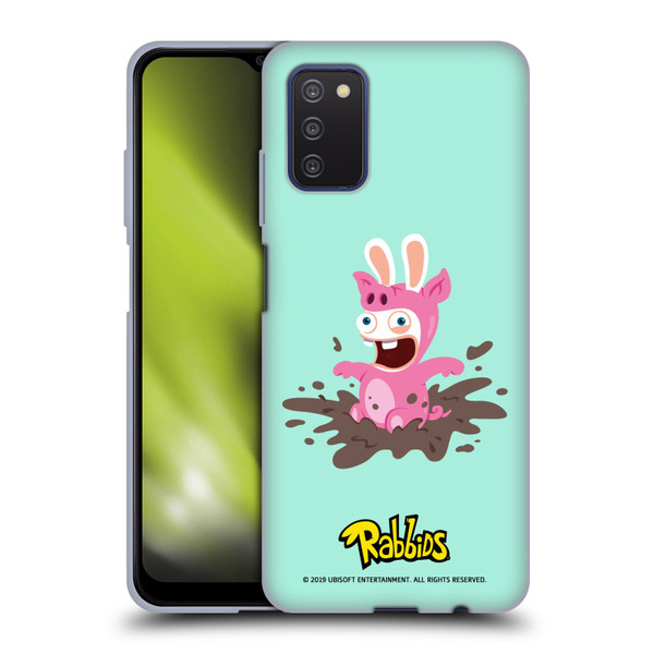 Rabbids Costumes Pig Soft Gel Case for Samsung Galaxy A03s (2021)