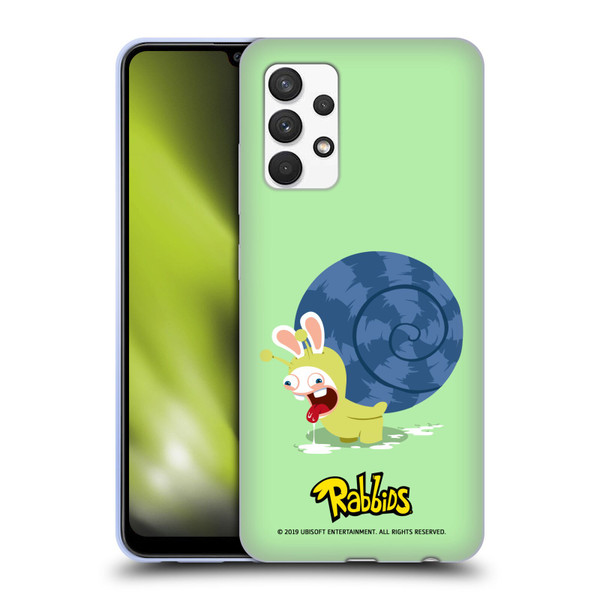 Rabbids Costumes Snail Soft Gel Case for Samsung Galaxy A32 (2021)