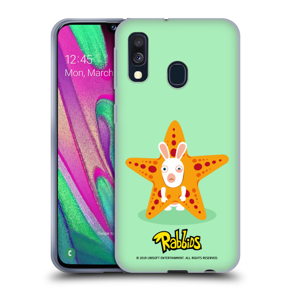 Rabbids Costumes Starfish Soft Gel Case for Samsung Galaxy A40 (2019)