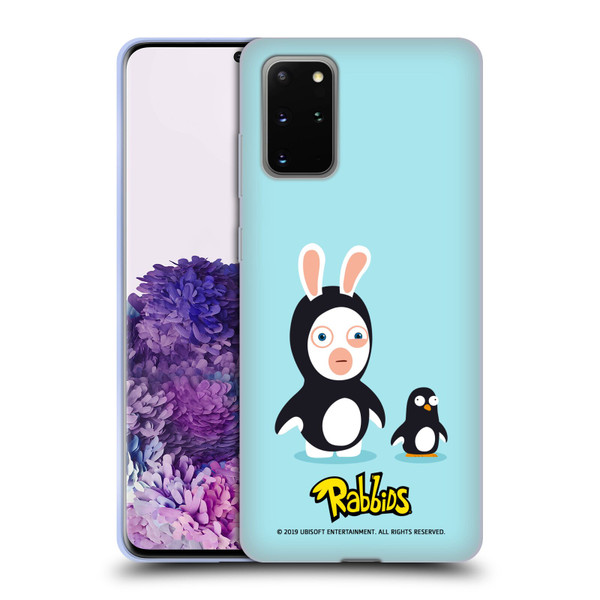 Rabbids Costumes Penguin Soft Gel Case for Samsung Galaxy S20+ / S20+ 5G