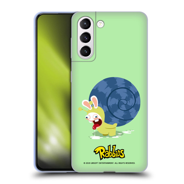Rabbids Costumes Snail Soft Gel Case for Samsung Galaxy S21+ 5G