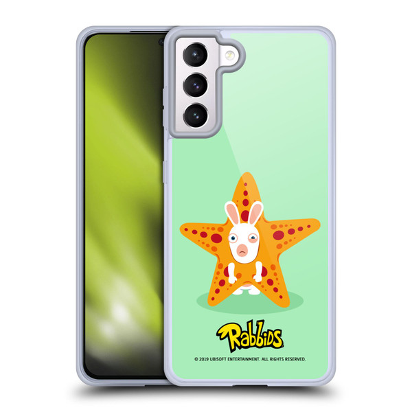 Rabbids Costumes Starfish Soft Gel Case for Samsung Galaxy S21+ 5G