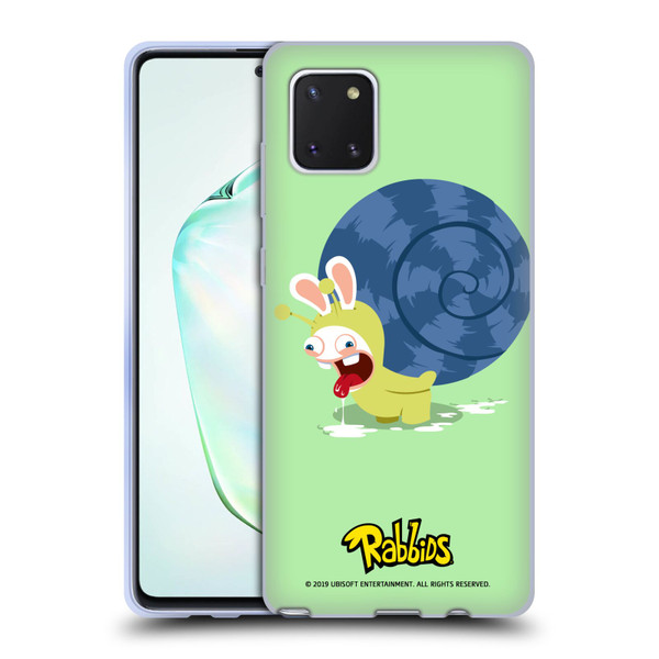 Rabbids Costumes Snail Soft Gel Case for Samsung Galaxy Note10 Lite