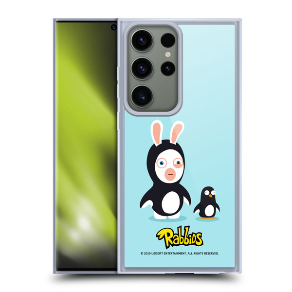 Rabbids Costumes Penguin Soft Gel Case for Samsung Galaxy S23 Ultra 5G