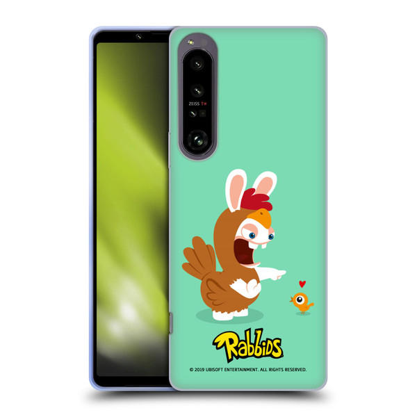 Rabbids Costumes Chicken Soft Gel Case for Sony Xperia 1 IV