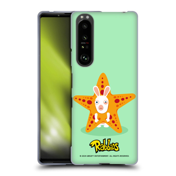 Rabbids Costumes Starfish Soft Gel Case for Sony Xperia 1 III
