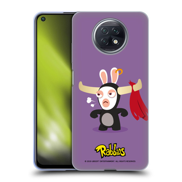 Rabbids Costumes Bull Soft Gel Case for Xiaomi Redmi Note 9T 5G