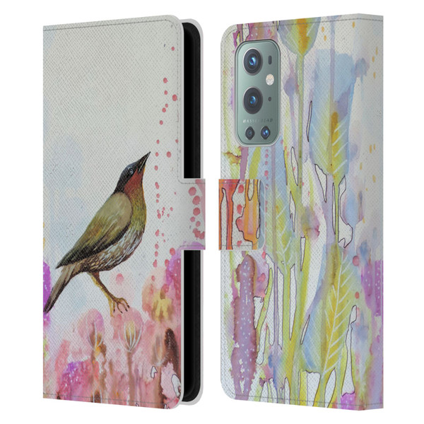 Sylvie Demers Birds 3 Dreamy Leather Book Wallet Case Cover For OnePlus 9