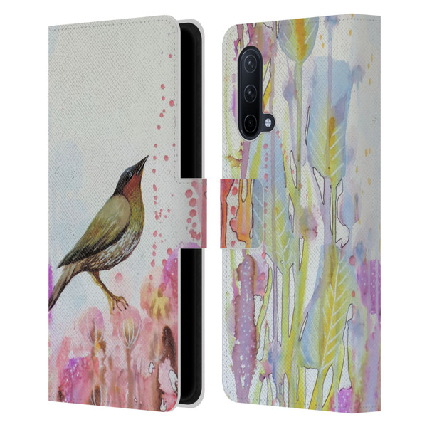 Sylvie Demers Birds 3 Dreamy Leather Book Wallet Case Cover For OnePlus Nord CE 5G